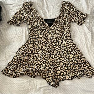 Urban outfitters flower romper